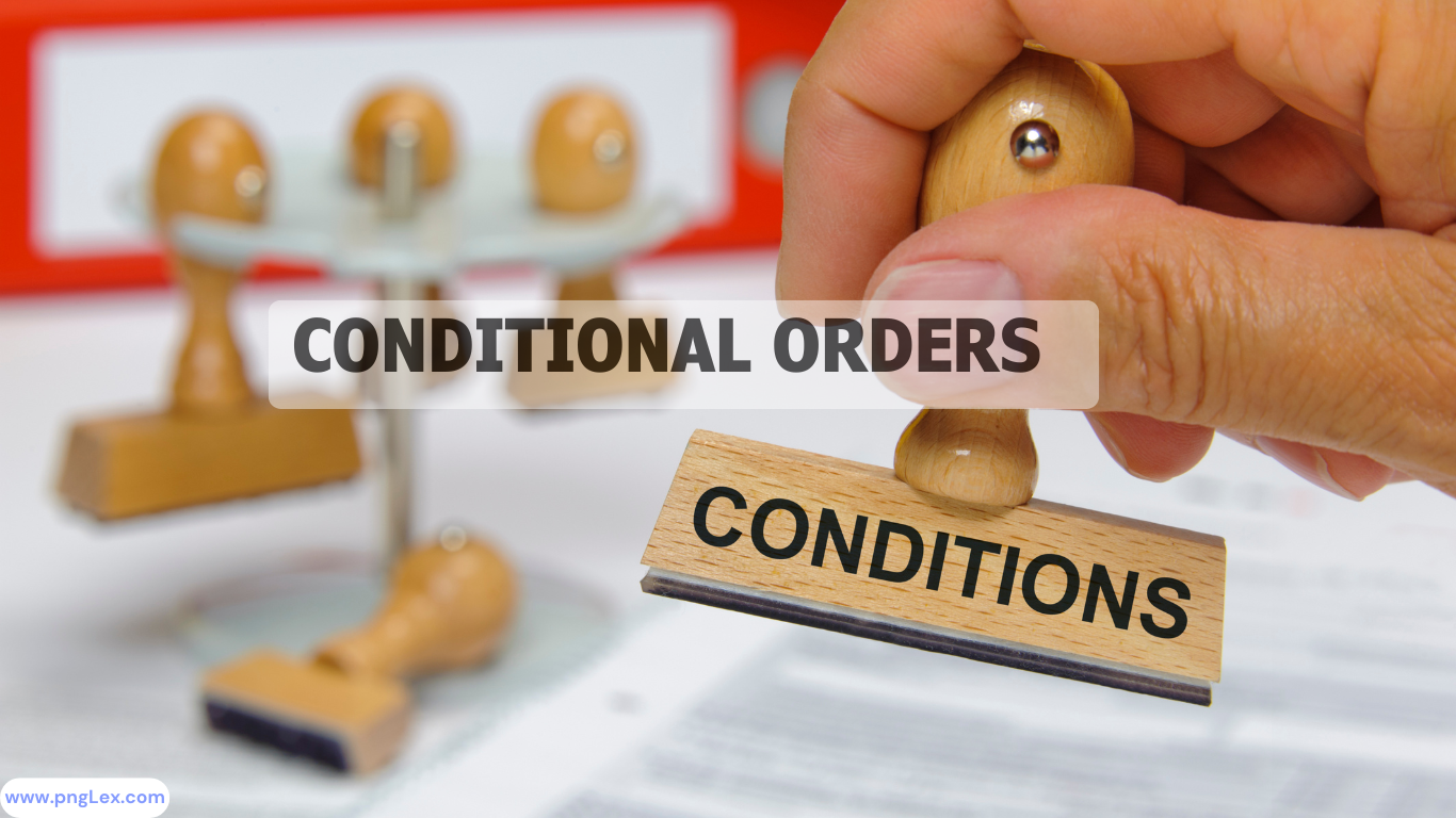 Conditional Orders